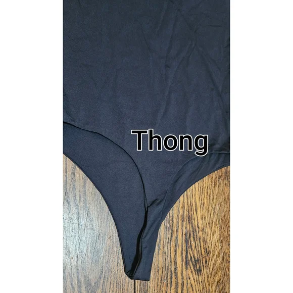 Carbon38 Classic Black Shapewear Bodysuit, L, NWOT✔️ - Picture 4 of 8